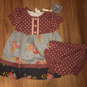 Matilda Jane dress with bloomers